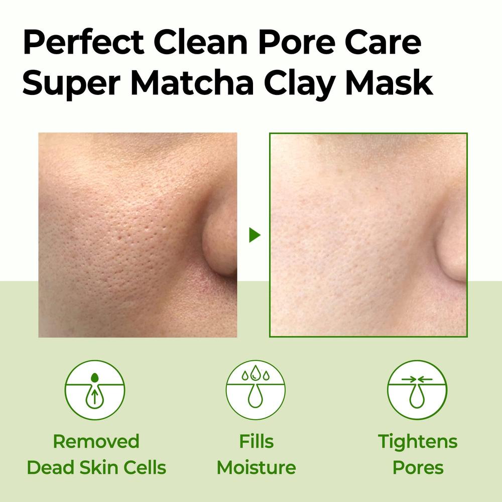 Super Matcha Pore Clean Clay Mask 100g - Blush & Bloom