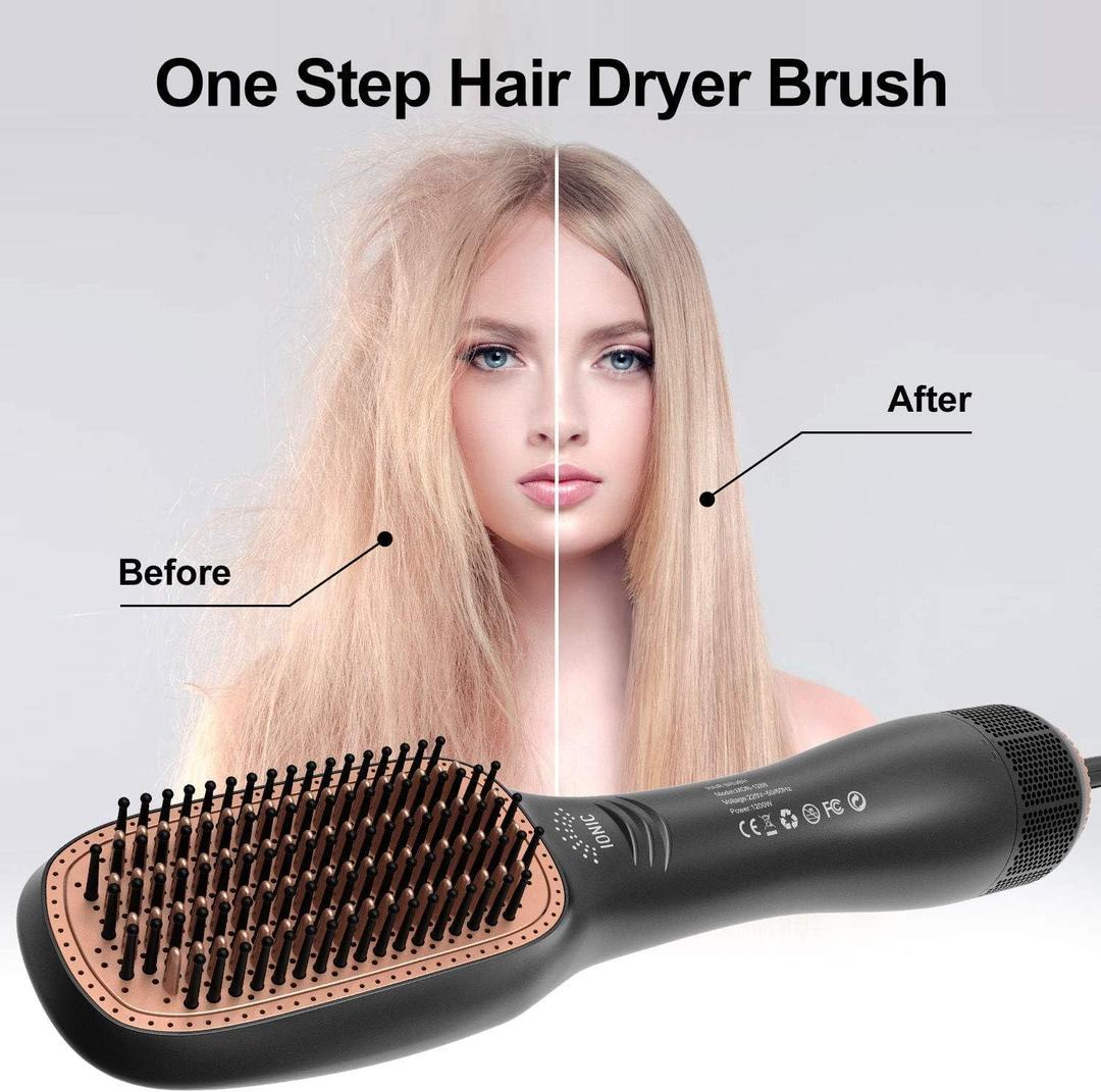 Electric Hair Dryer Brush - Blush & Bloom