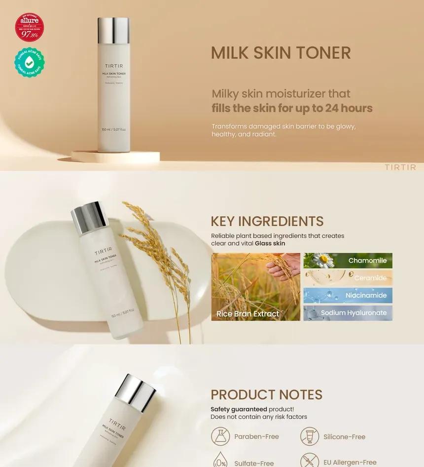 Milk Skin Toner Mini 50ml - Blush & Bloom