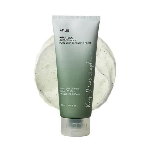 Anua heartleaf Quercetinol Pore Deep Cleansing Foam 150ml - Blush & Bloom