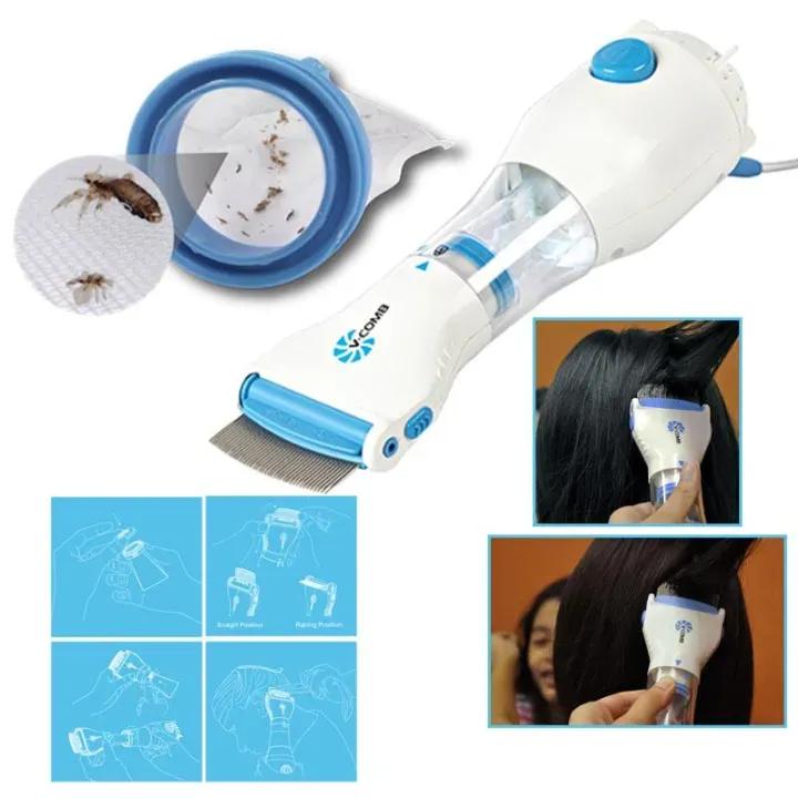 Licetec V-Comb Electric Lice Comb - Detects and Prevents Infestations - Blush & Bloom