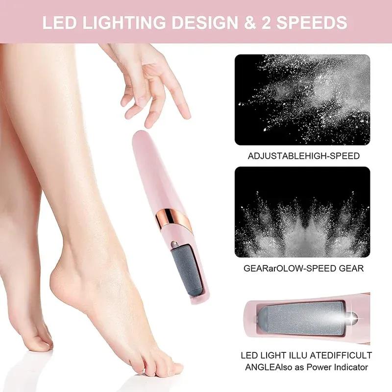 Electric Foot Callus Remover and Pedicure Grinder - Blush & Bloom