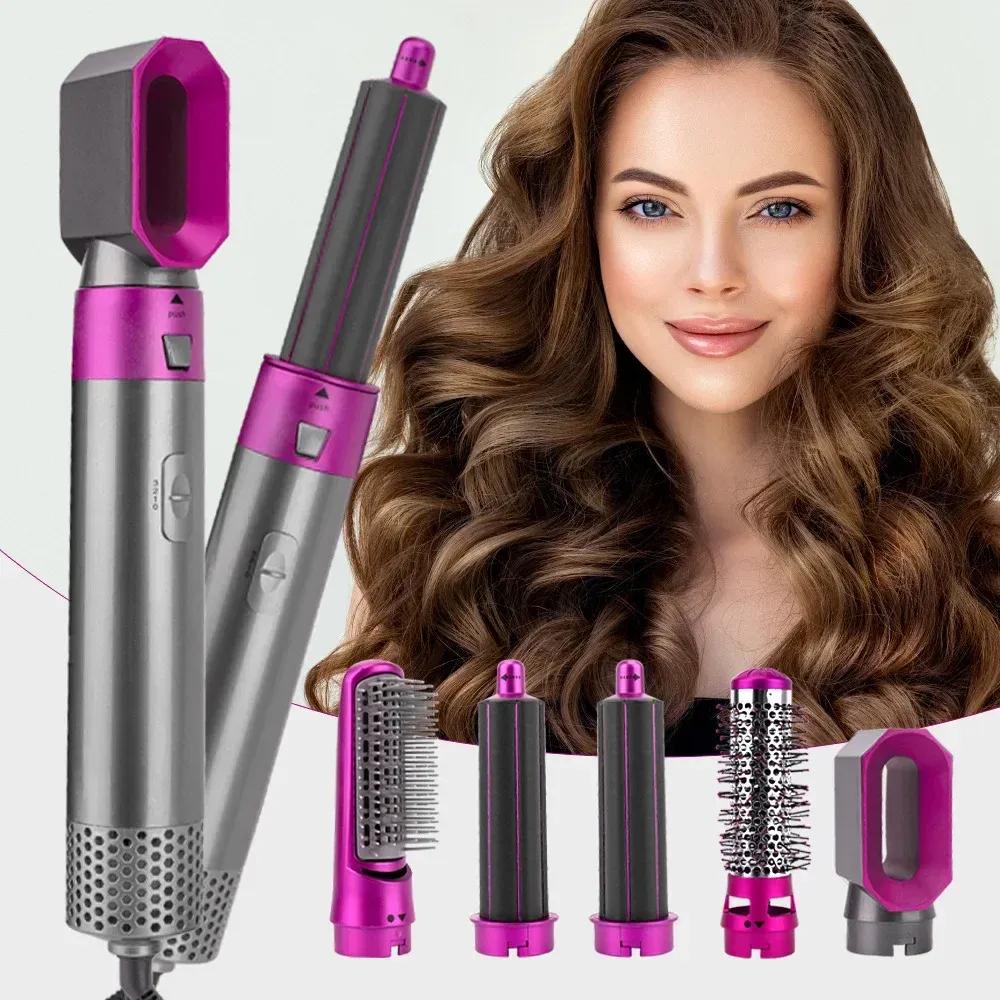 Hot Air Brush 5 in 1 Hair Dryer Brush - Blush & Bloom