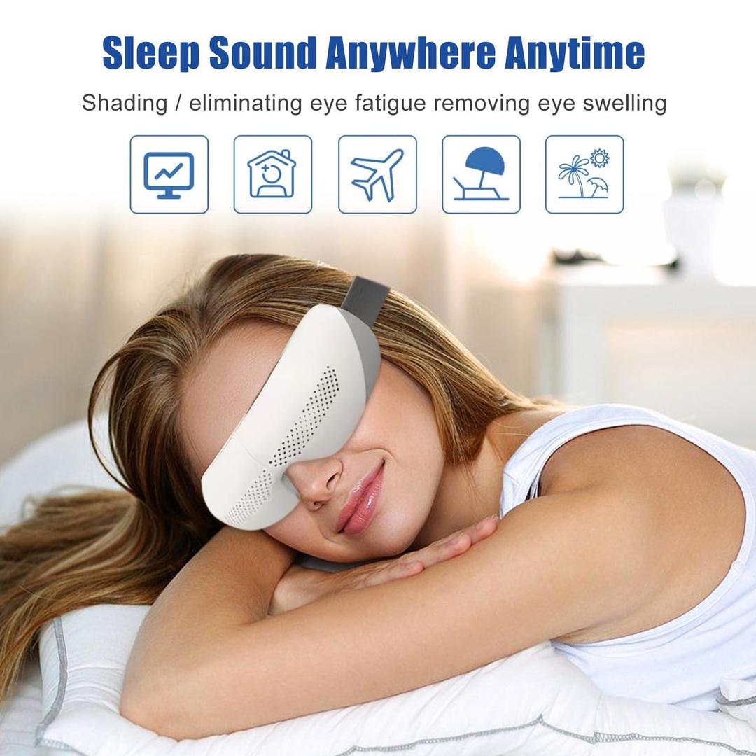 Eye Massager with Heat, Vibration – Relax and Rejuvenate - Blush & Bloom