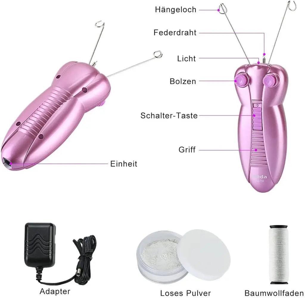 Ladies Facial Epilator - Electric Beauty Epilator with Facial Massager - Blush & Bloom