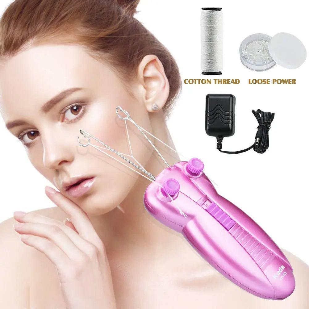 Ladies Facial Epilator - Electric Beauty Epilator with Facial Massager - Blush & Bloom