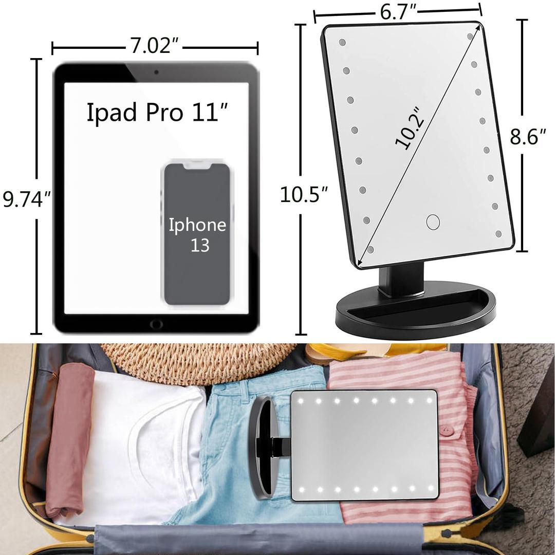 LED Magnifying Mirror - Beauty - Blush & Bloom