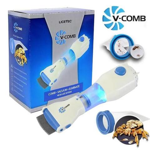 Licetec V-Comb Electric Lice Comb - Detects and Prevents Infestations - Blush & Bloom