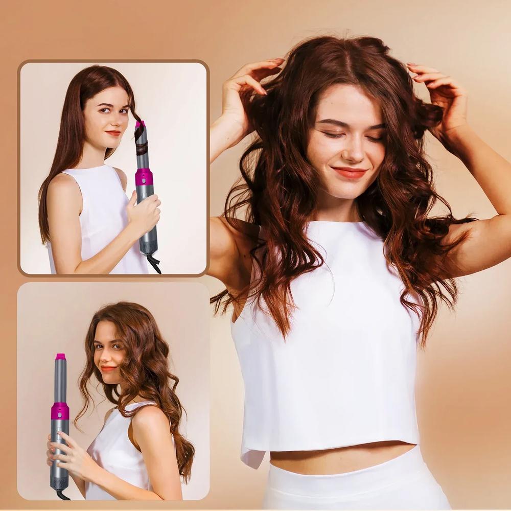 Hot Air Brush 5 in 1 Hair Dryer Brush - Blush & Bloom