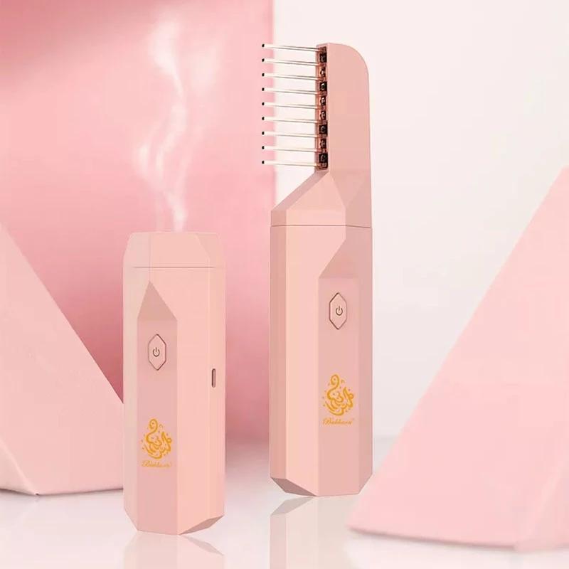 Electric Hair Brush Incense Burner For Bakhoor - Blush & Bloom